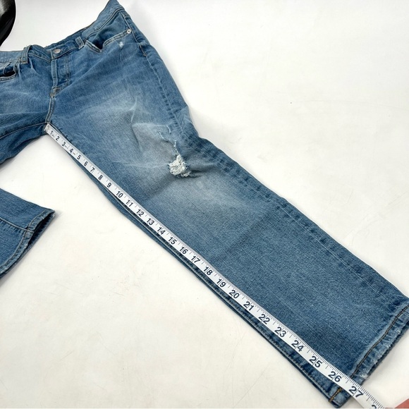 7 FOR ALL MANKIND Woman's Josefina Hidden Button Fly Denim Jeans Size 28 - Picture 9 of 14